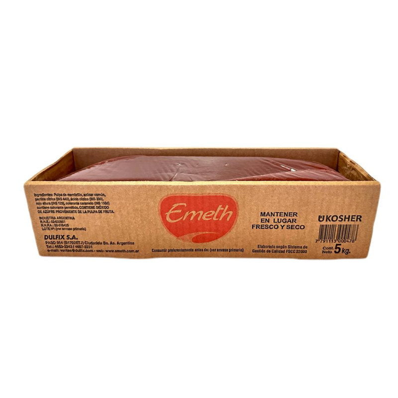 DULCE DE MEMBRILLO EMETH X 5 KG