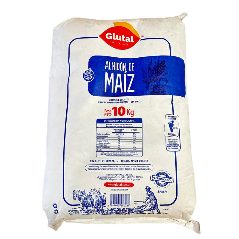 FECULA DE MAIZ GLUTAL X 10 KG