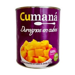 Duraznos En Cubo Cumana X 3 Kg