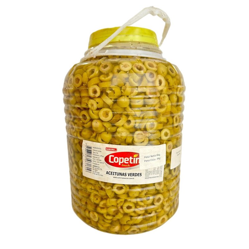 Aceituna Verde Feteadas Copetin X 4 K -