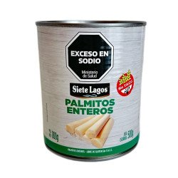 Palmito Siete Lagos Enteros X 800 G