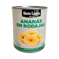 Anana En Rodajas Siete Lagos X 850 G
