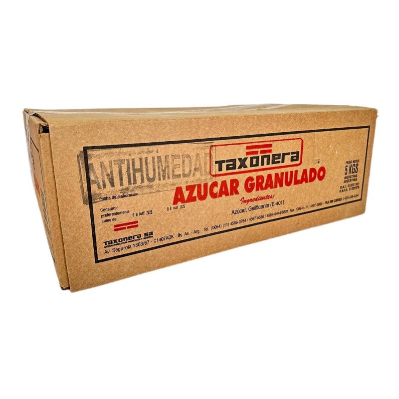 Azucar Granulada Taxonera X 5 Kg