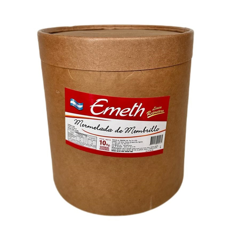 MERMELADA DE MEMBRILLO EMETH X 10 KG