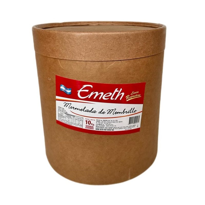 Mermelada De Membrillo Emeth X 10 Kg -
