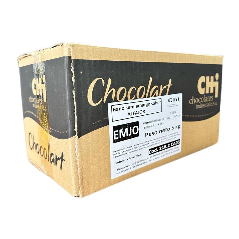 CHOCOLATE BAÑO ALFAJORERO SEMI CHOCOLART X 5 KG