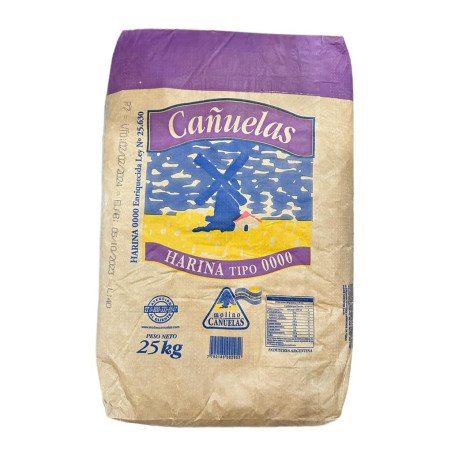 Harina 0000 Cañuelas X 25 Kg