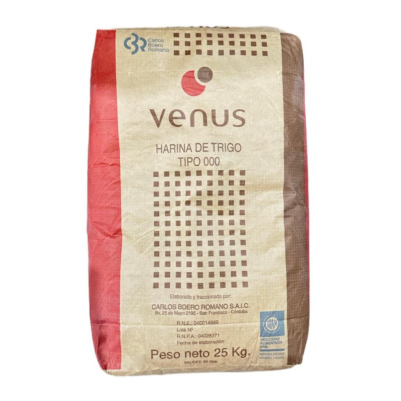 Harina 000 Cbr Venus X 25 Kg