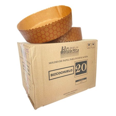 Molde Bizcochuelo Papel Fantasia N-20