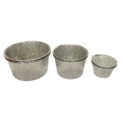 Molde Pan Dulce Aluminio 1-2 Kg X 100 U --