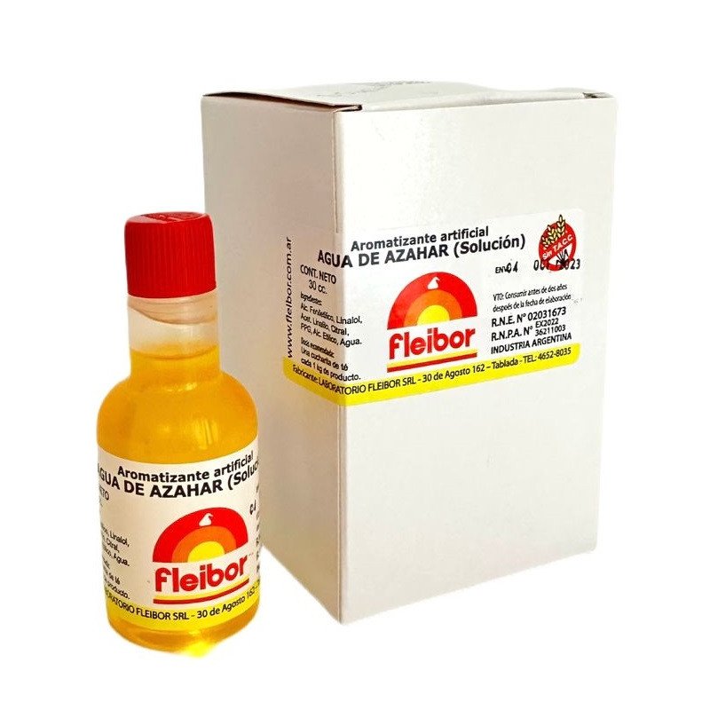 Esencia Agua De Azahar Fleibor X 30 Cc