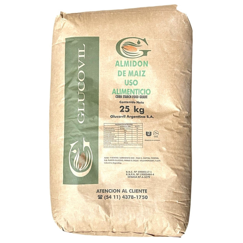 Fecula De Maiz Glucovil X 25 K