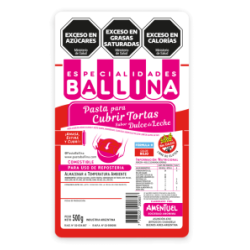 PASTA CUBRETORTA ROJA FORM H BALLINA X 500 G