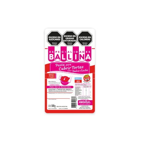 Pasta Cubretorta Roja Form H Ballina X 500 G