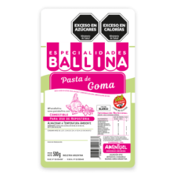 PASTA DE GOMA BALLINA X 500 G