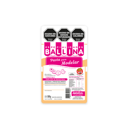 Pasta De Modelar Ballina X 500 G