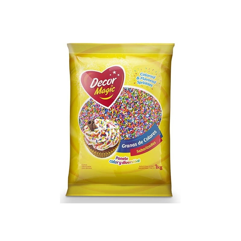 GRANA MULTICOLOR DECORMAGIC X 1 KG