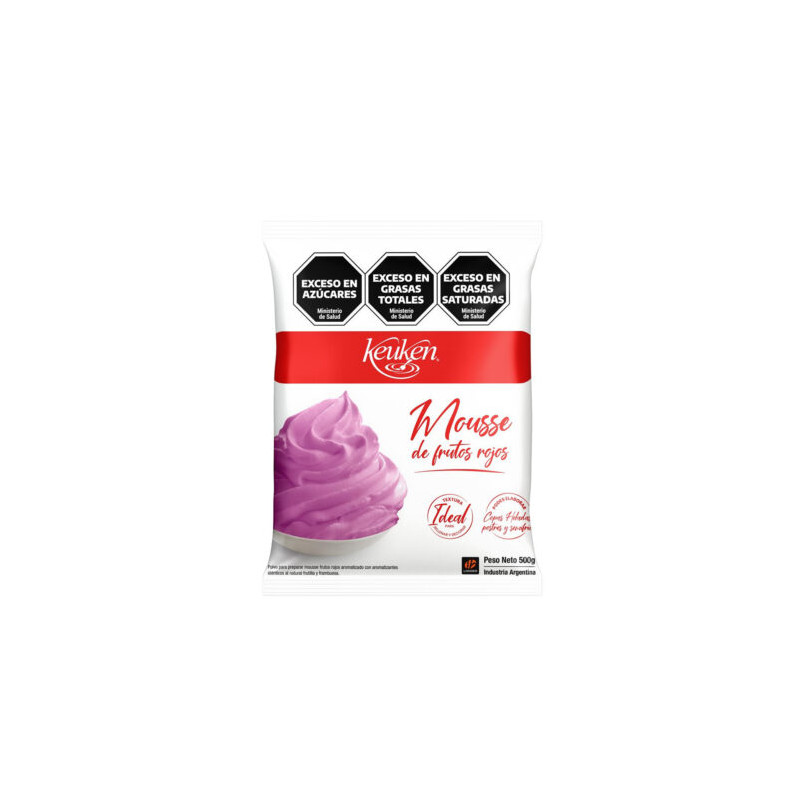 MOUSSE FRUTOS ROJOS KEUKEN X 500G