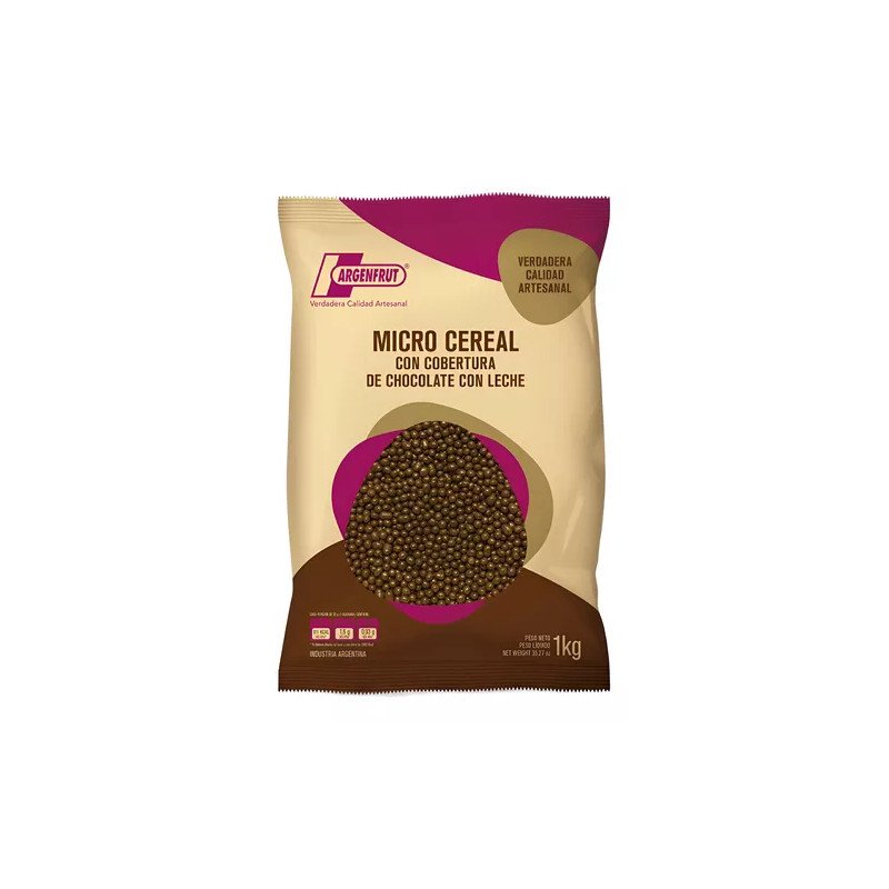 Micro Cereal Con Cobertura Negro Argenfrut X Kg