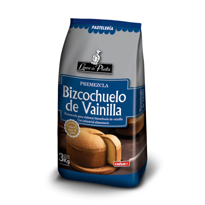 PREMEZCLA BIZCOCHUELO VAINILLA X 3 KG