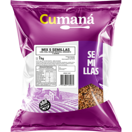 Mix 5 Semillas Cumana X Kg