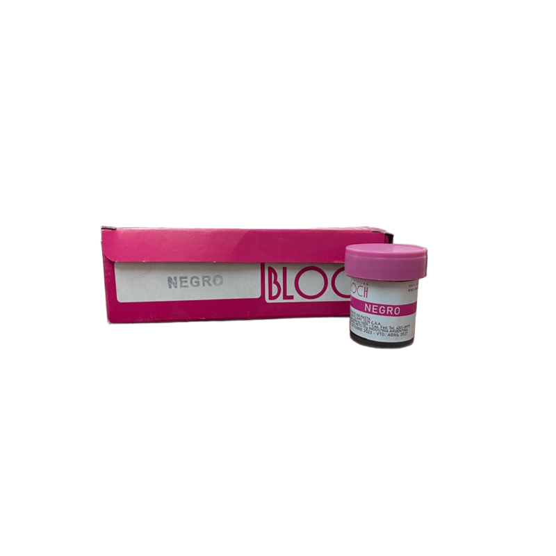 Colorante En Pasta Negro Bloch X 15 G