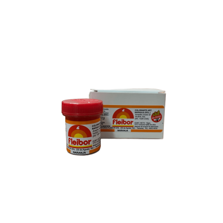 Colorante En Pasta Naranja Fleibor X 15 G