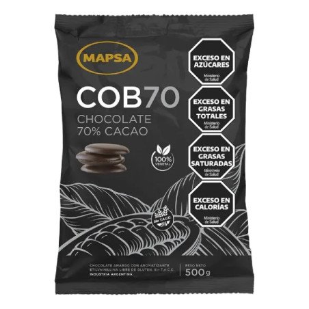 Cobertura Amarga 70% Mapsa X 500 G