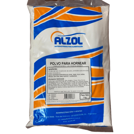Polvo Para Hornear Alzol X 1 Kg