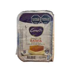 Dulce De Batata Emeth Bandeja X 500 G