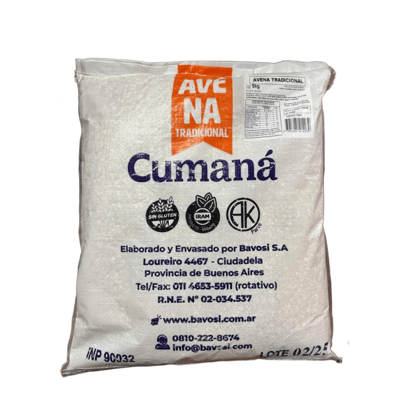 AVENA TRADICIONAL X 5 KG
