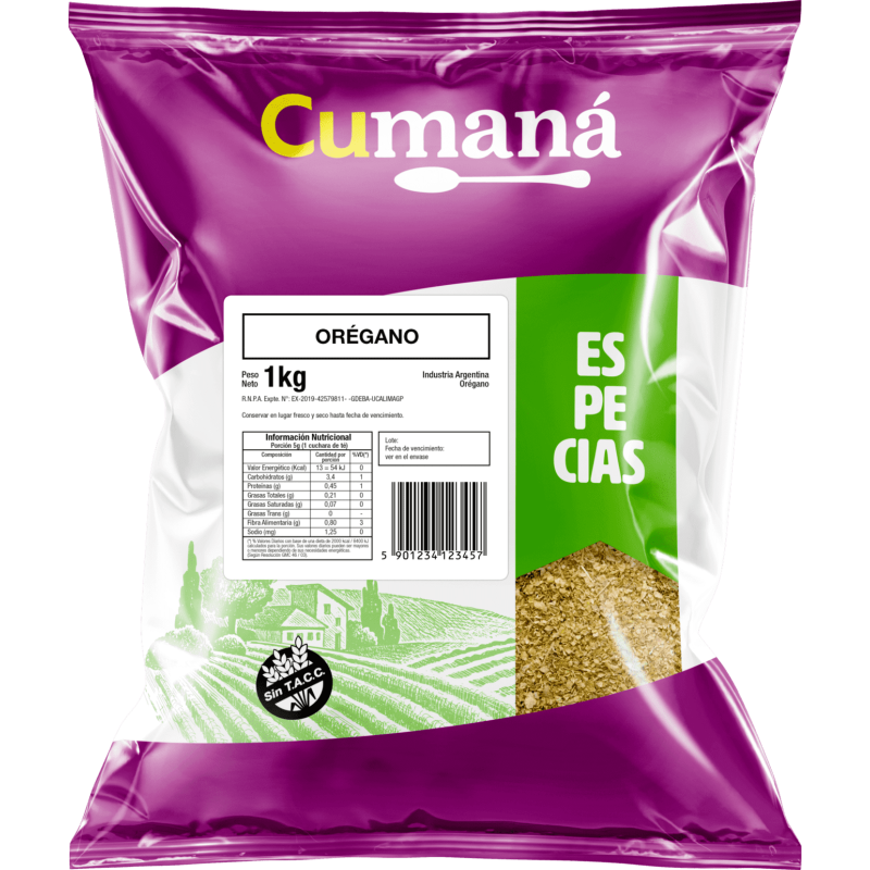 OREGANO CUMANA X 500 G