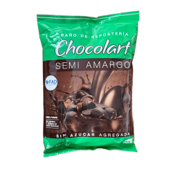 Chocolate Semi Amargo Sin Azucar Chocolart X 500 G