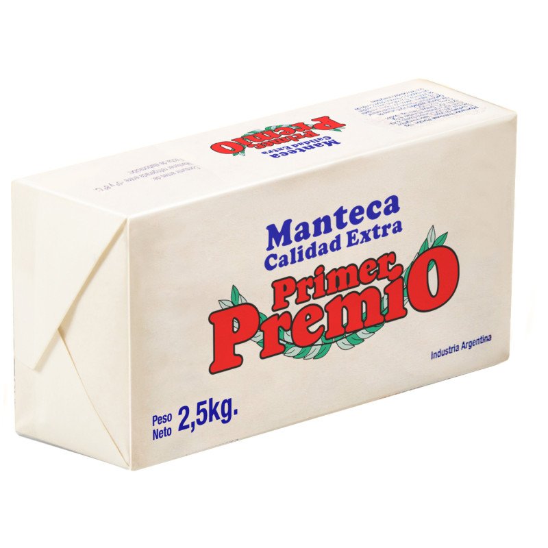 Manteca Primer Premio X 2,5 Kg