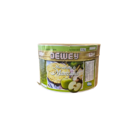 Mermelada De Manzana Dewey X 5 Kg
