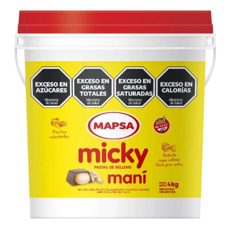 Pasta Untable Mani Mapsa Balde X 4 Kg
