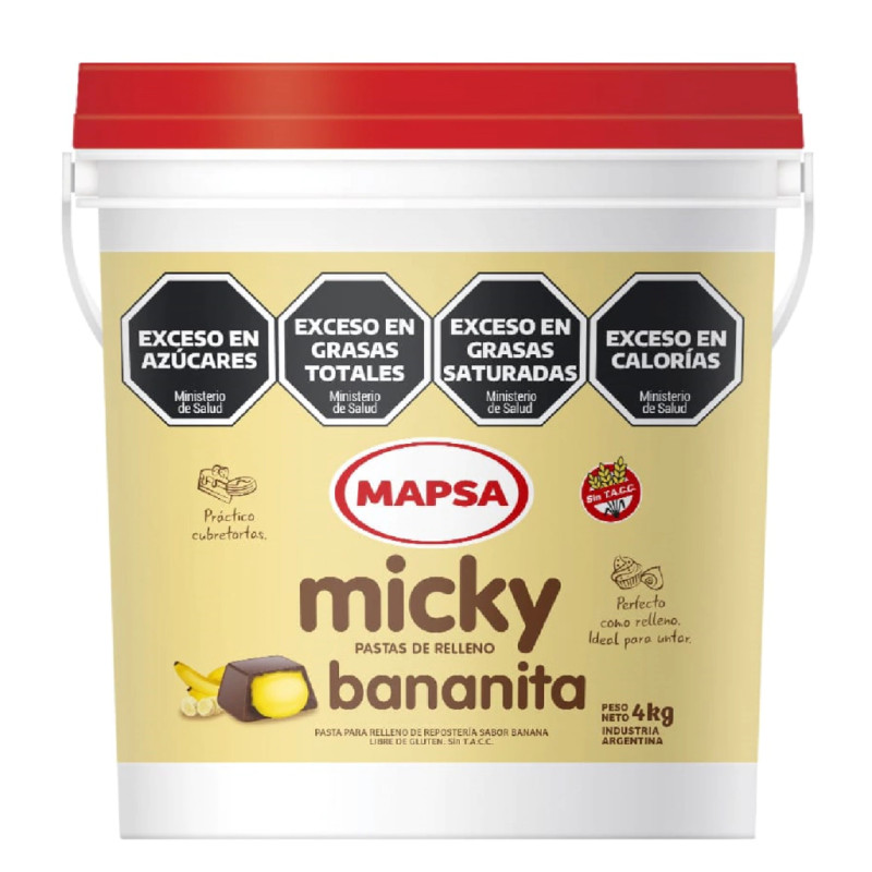 PASTA UNTABLE BANANITA MAPSA X 4 K