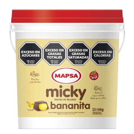 Pasta Untable Bananita Mapsa X 4 Kg