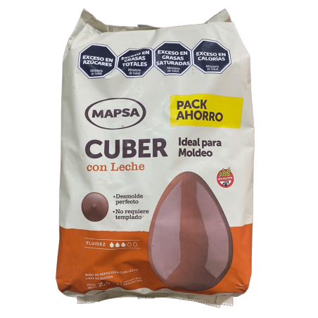 Chocolate Mapsacuber Leche X 2,5 Kg