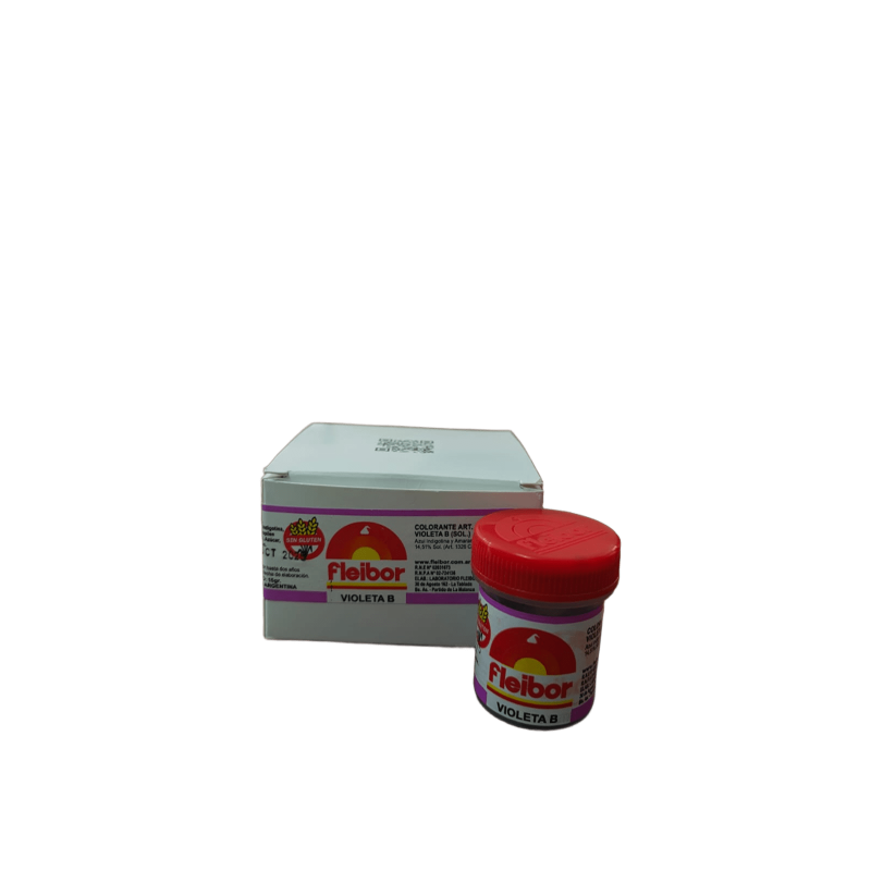 Colorante En Pasta Violeta Fleibor X 15 G