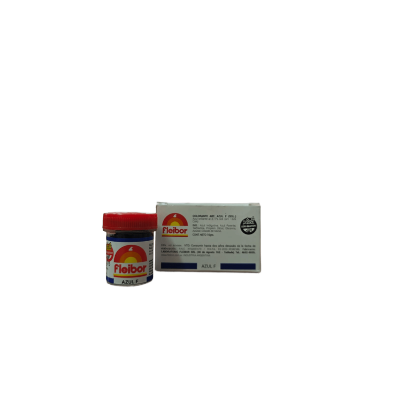Colorante En Pasta Azul Fleibor X 15 G