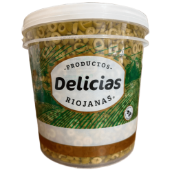 ACEITUNAS VERDES RODAJAS DELICIAS RIOJANAS X 4 KG