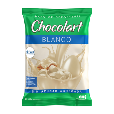 Chocolate Blanco Sin Azucar Chocolart X 500 G