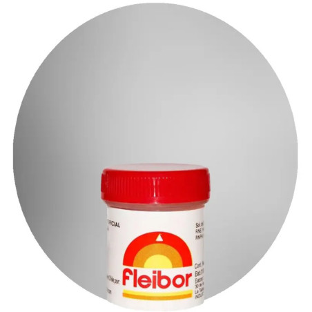 Colorante En Polvo Fleibor Plateado X 4 G