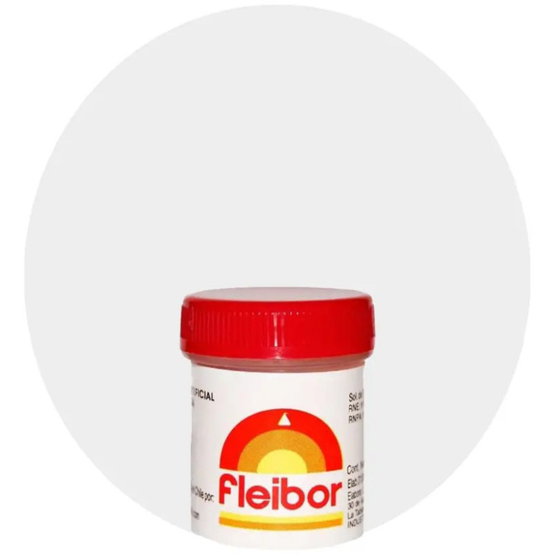 Colorante En Polvo Fleibor Blanco Perlado X 4 G