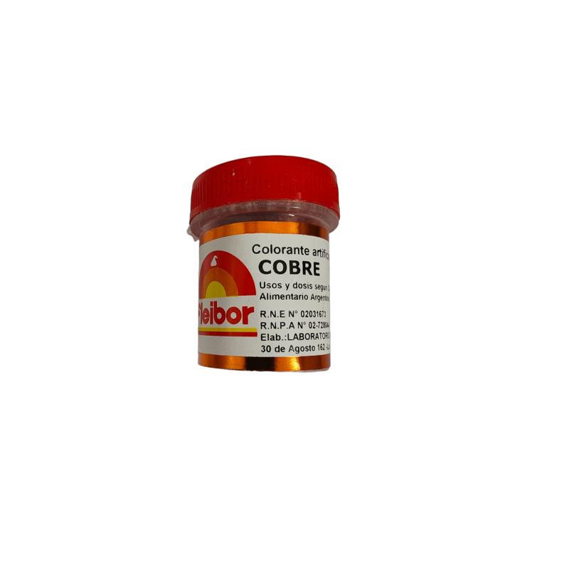 Colorante En Polvo Fleibor Cobre X 4 G
