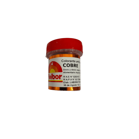 Colorante En Polvo Fleibor Cobre X 4 G