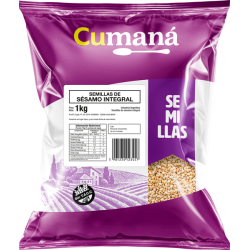 Semilla De Sesamo Integral Cumana X 1 Kg