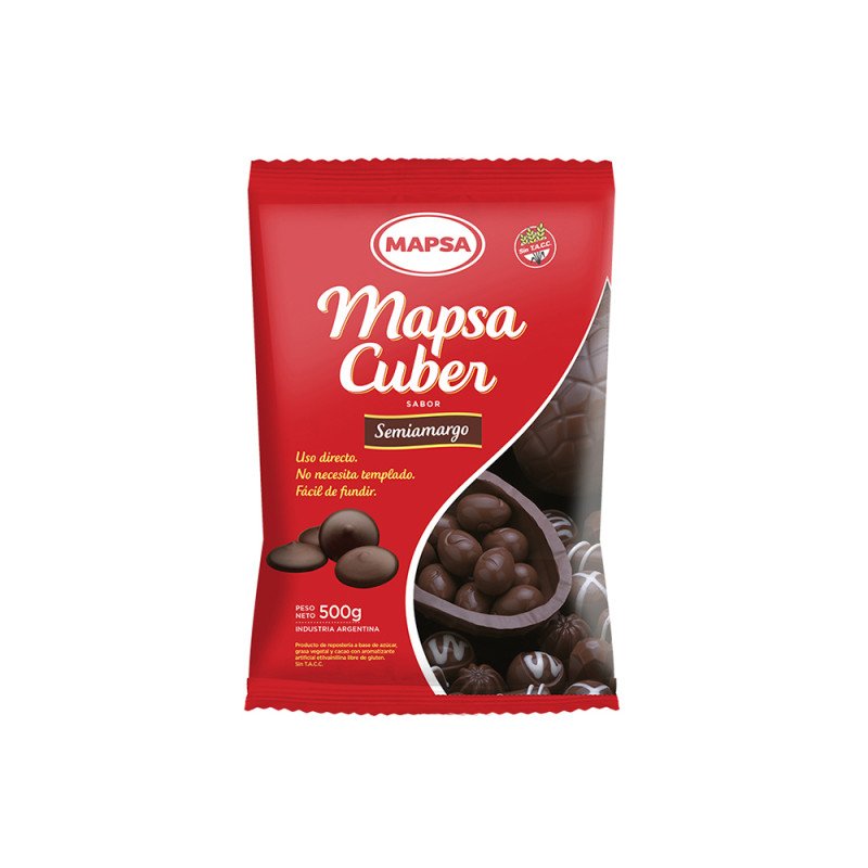 Chocolate Mapsacuber Semiamargo X 500 G