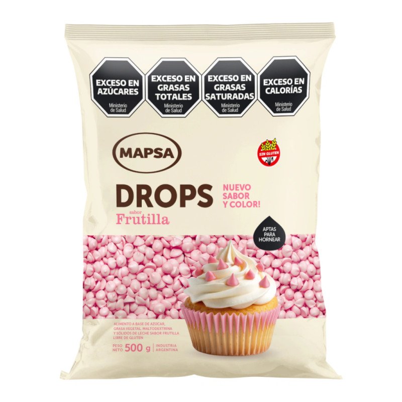 Drops Frutilla Mapsa X 500 G